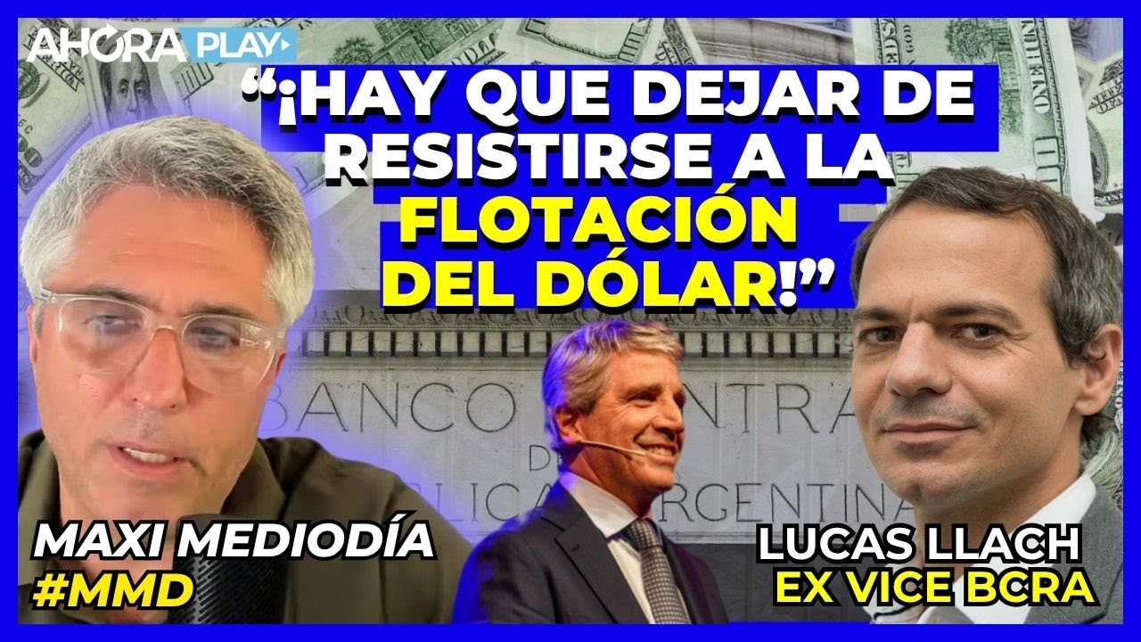 Lucas Llach: "¡HAY QUE DEJAR DE RESISTIRSE A LA FLOTACIÓN!" | Maxi Montenegro