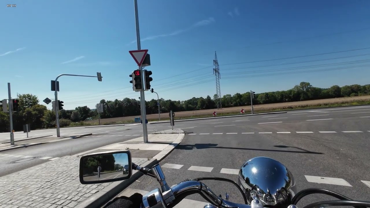 Motorrad 🏍️ August 2025 Stuttgart-Möhringen - Leinfelden-Echterdingen #motovlog #xvs650