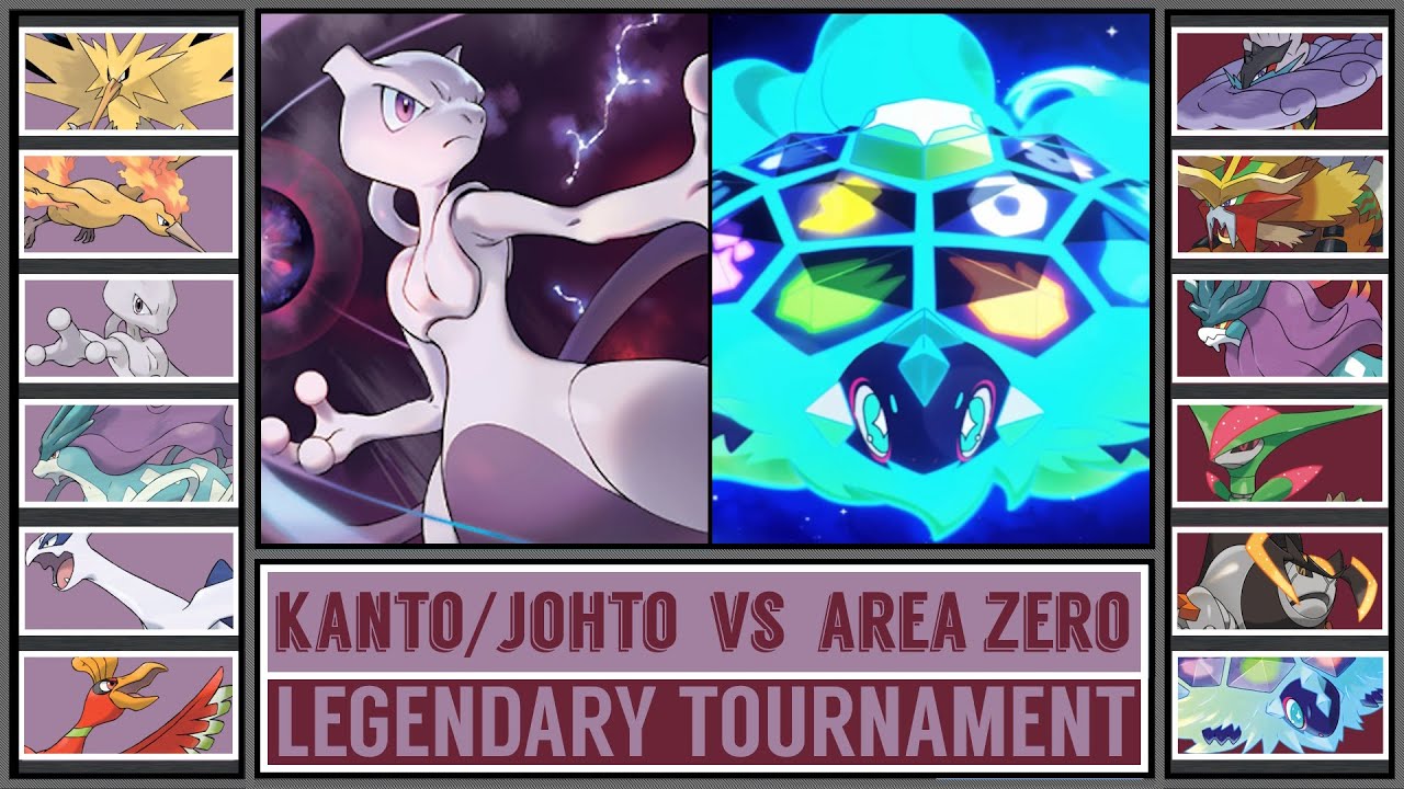 KANTO&JOHTO vs AREA ZERO | Legendary Pokémon Regions Tournament [Battle #3]