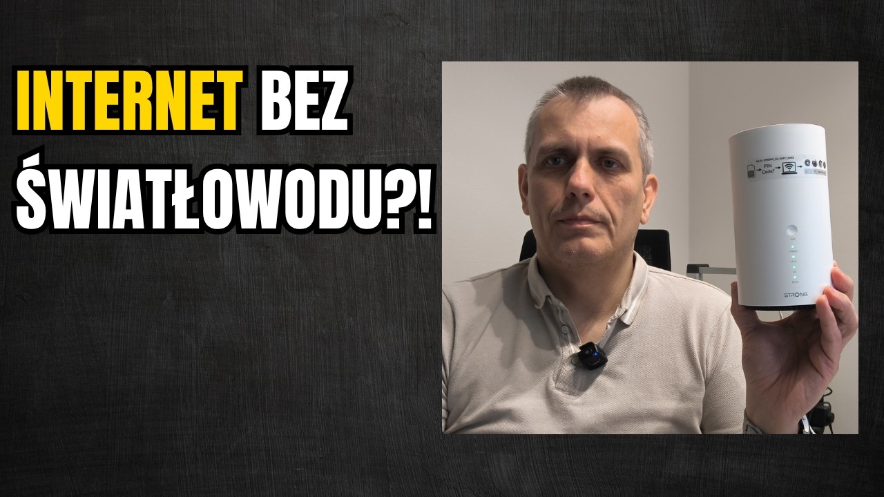Światłow&oacute;d nie dochodzi? Ten router 5G to ZBAWIENIE! 🚀 STRONG AirHome 1900 (BE7200) z WiFi 7