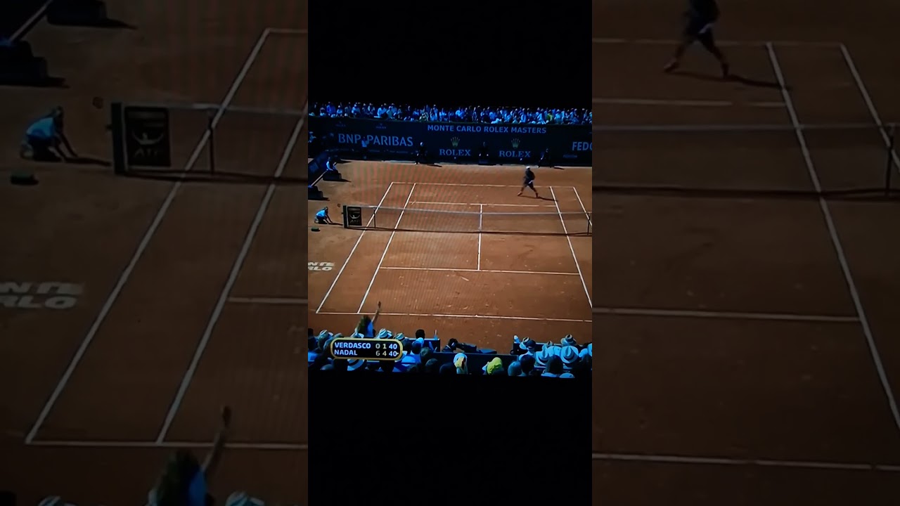 What it takes to win a point against claydal... #Tennis #nadal #verdasco #montecarlo #claycourt