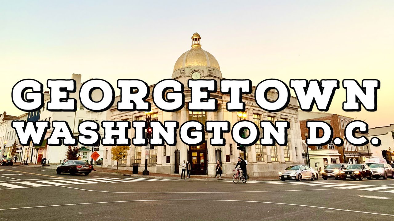 ⁴ᴷ⁶⁰ Georgetown, Washington DC | Walking Charming Neighborhoods