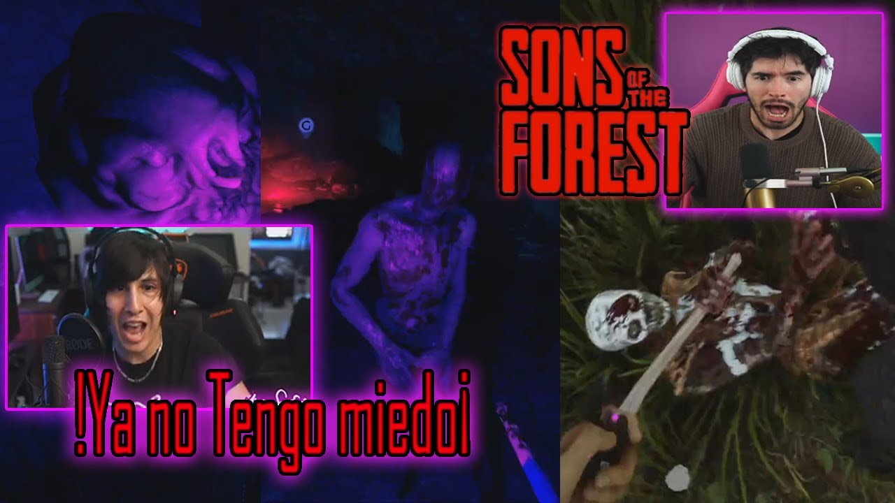 MIssa & German Mejores Sustos en Sons of the Forest 😰