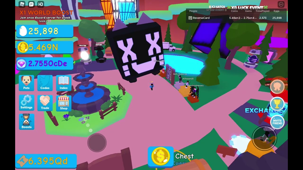 SHOWCASING THE INSANE *HUGE HACKED KITTY* IN BGS PET HATCHING SIMULATOR! (OP)