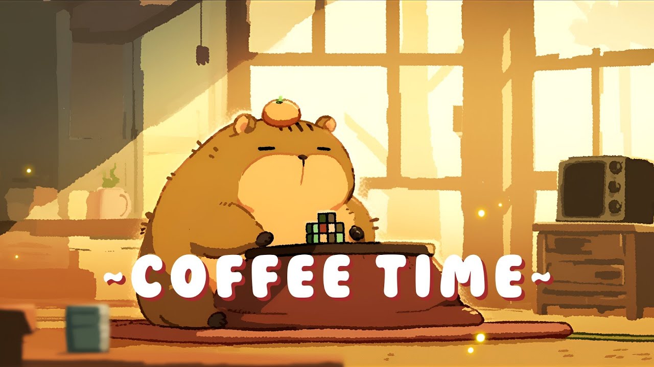 Capybara Study Beats - Cozy Beats for Relaxation ~ Relaxing Vibes ~ 🦫 🌙 📖