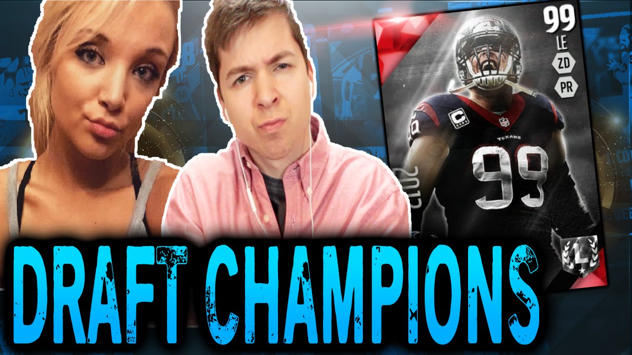 HOT GIRL DRAFTS 99 OVERALL IN DRAFT CHAMPIONS! MADDEN 16 ULTIMATE TEAM