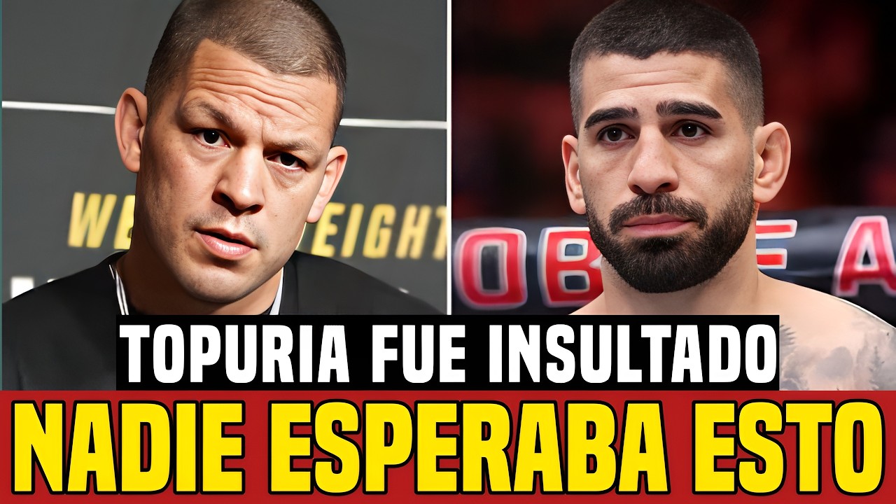 🚨¡NATE DIAZ ATACA A ILIA TOPURIA! ¿QUÉ ESTÁ TRAMANDO EL BAD BOY?