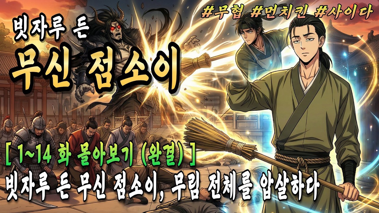 [1-14 완결까지] 빗자루 든 무신 점소이, 무림 전체를 압살하다
