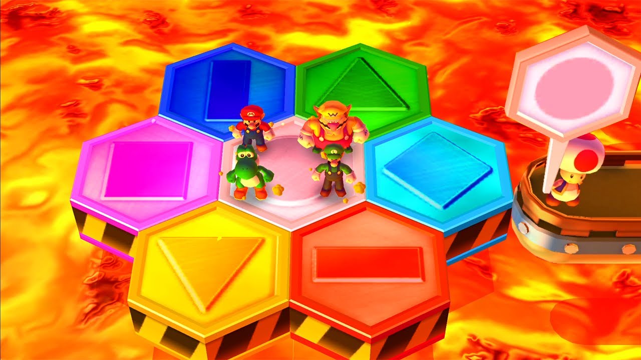 Mario Party The Top 100 Minigames - Mario vs Yoshi vs Wario vs Luigi