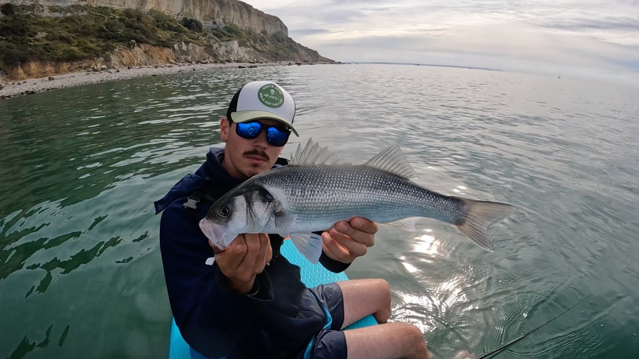 P&ecirc;che du bar aux leurres en paddle - Secteur Le Havre (Normandie)