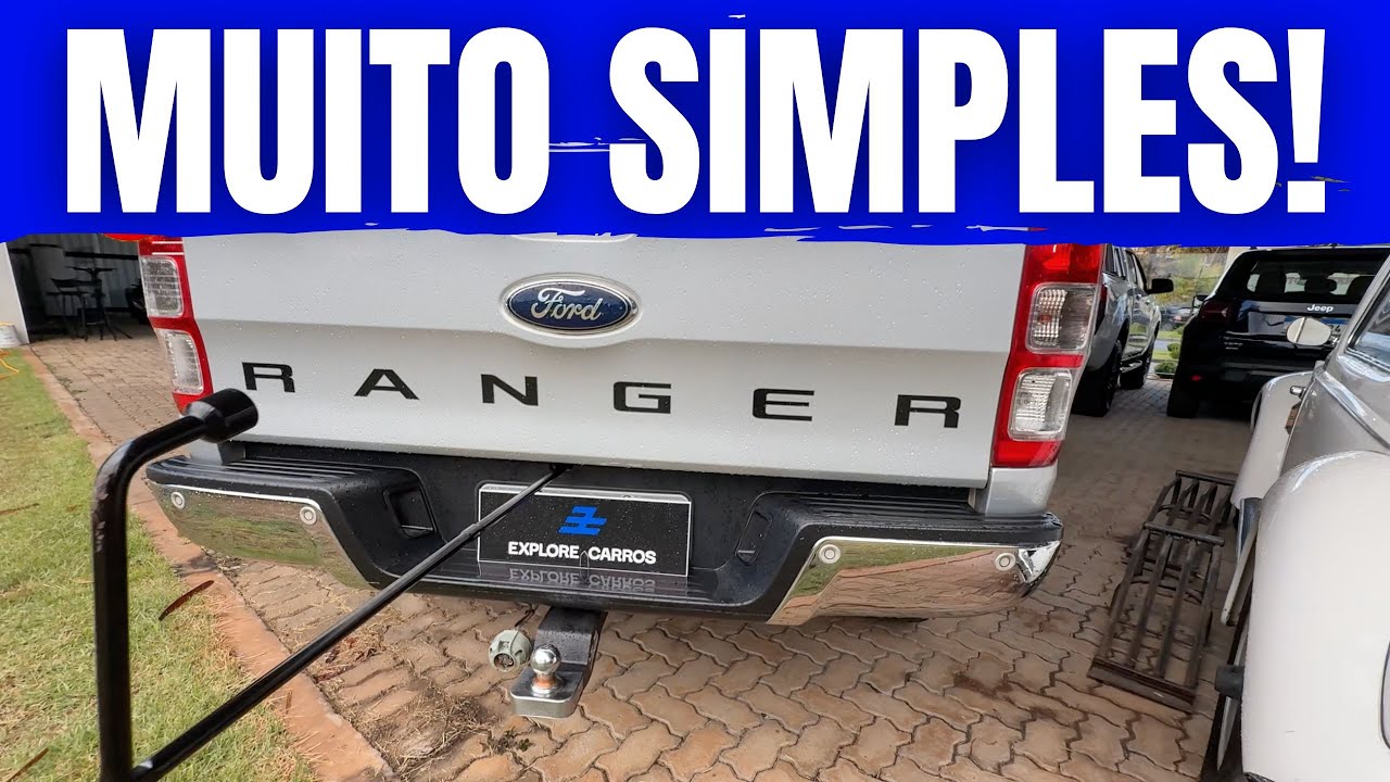 COMO RETIRAR O ESTEPE DA FORD RANGER CABINE DUPLA 2013 À 2023! TUTORIAL NA PRÁTICA!