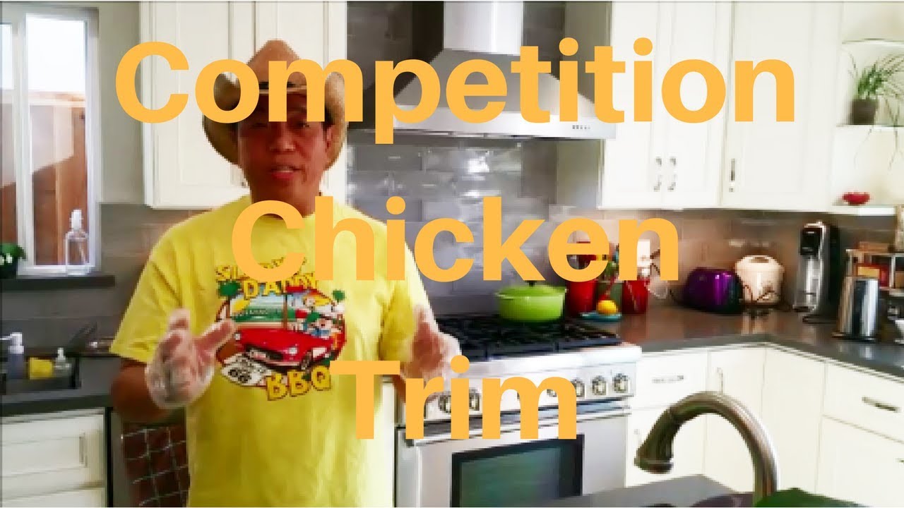 Competition chicken trim tips best award winning first place America KCBS chicken thighs bbq chicken
