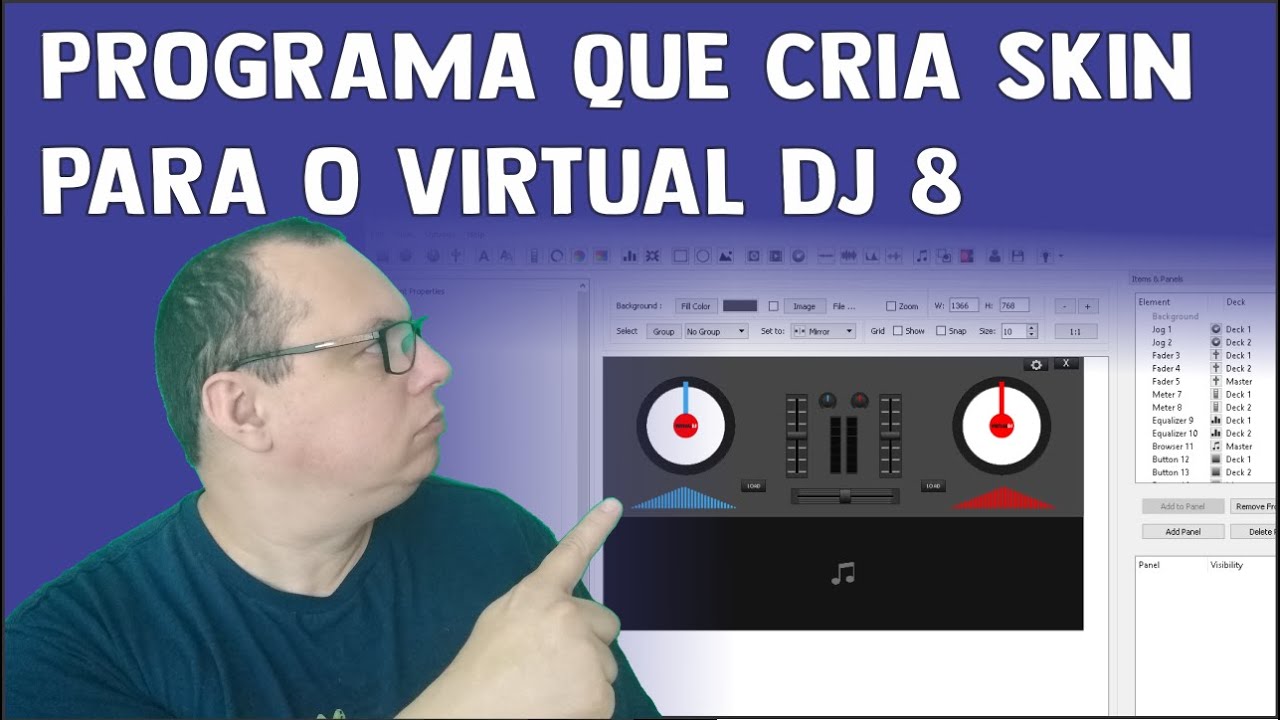 PROGRAMA QUE CRIA SKIN PARA O VIRTUAL DJ 8