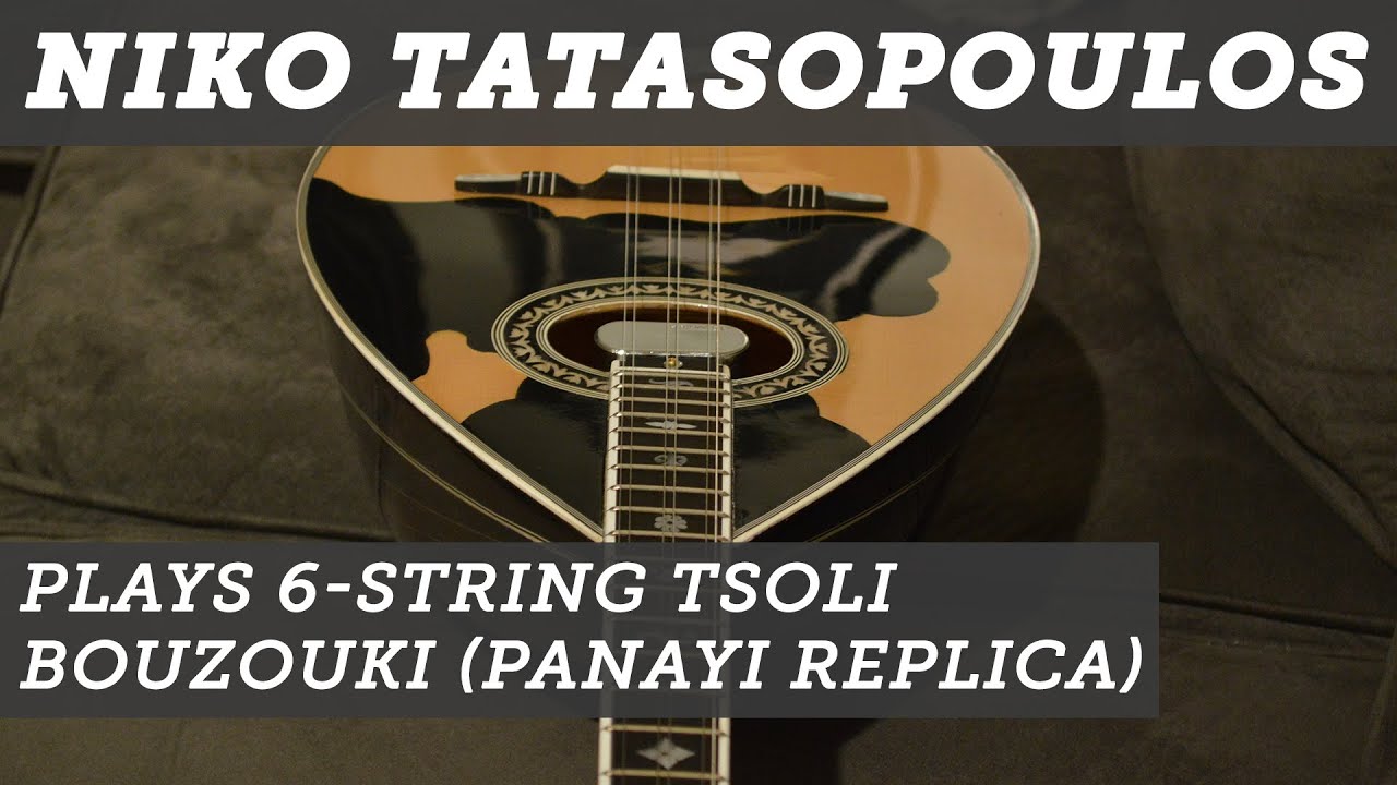 Niko Tatasopoulos playing a Christos Tsolis trichordo bouzouki, (July 31st, 2009)