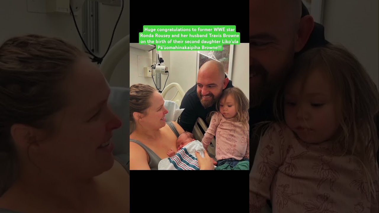 Ronda Rousey and her husband welcome the second child #rondarousey #congratulations #wwetrending