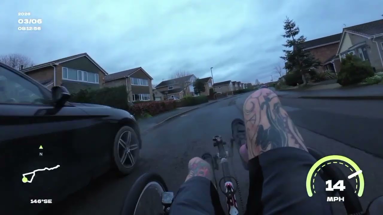 STRENSALL - HAXBY - STRENSALL  RIDEABOUT on the ICE VTX recumbent tricycle