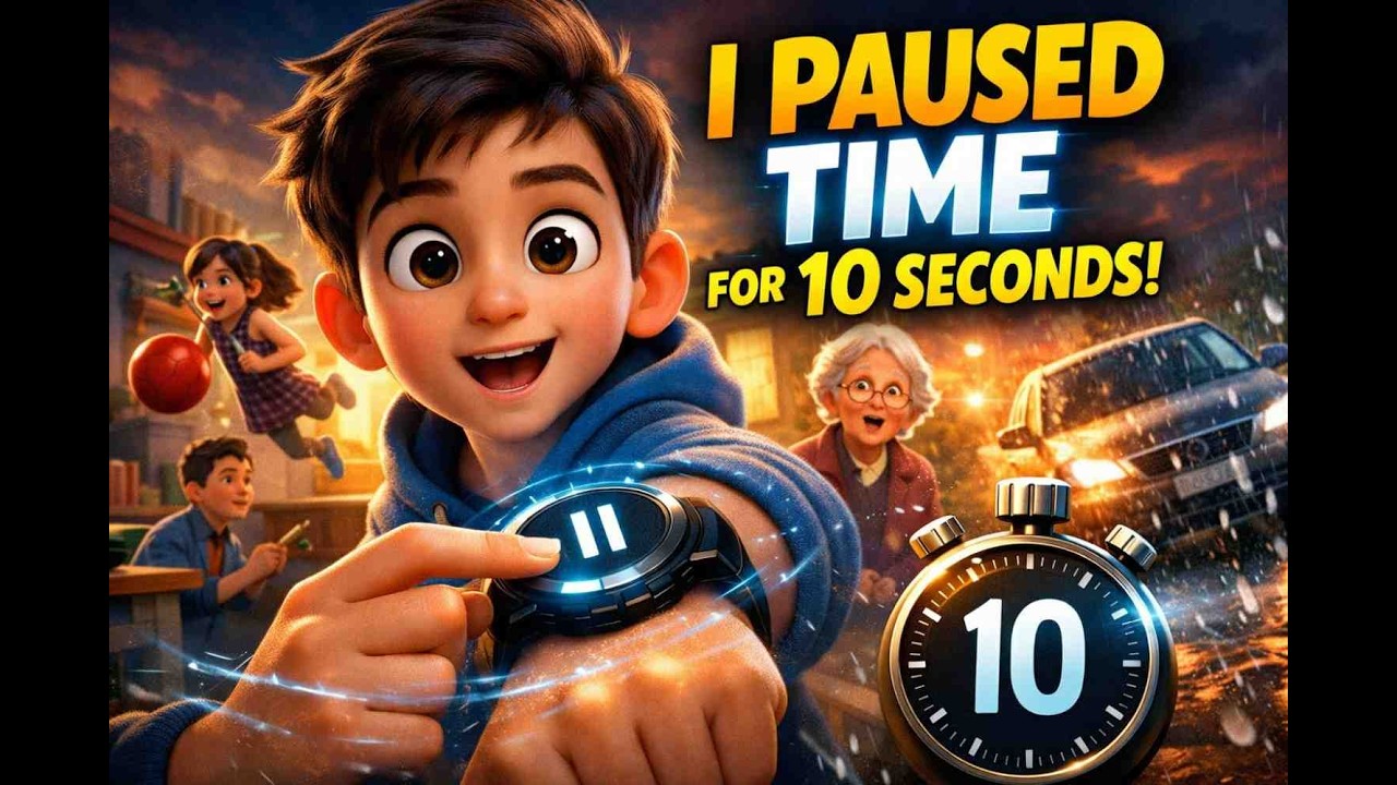 I Could Pause Time… But Only for 10 Seconds 😳 | Emotional Short Story