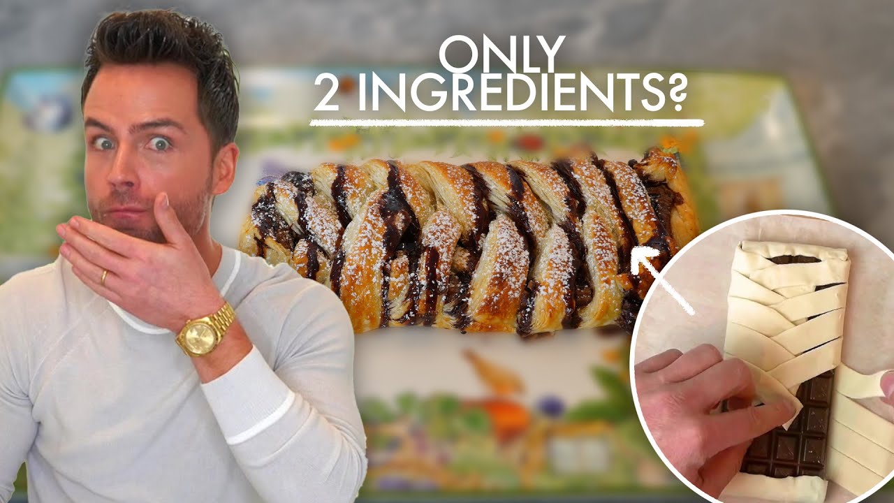 EASY Chocolate Pastry HACK! (Only 2 Ingredients)