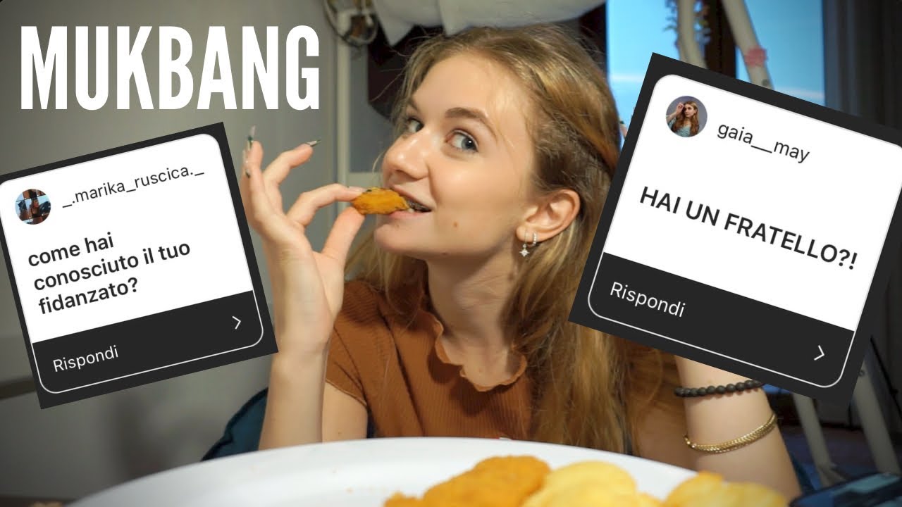 HO UN FRATELLO?! 😨L'UNIVERSITÀ?? 🥶COME CI SIAMO CONOSCIUTI??❤️‍🔥 ...Video Mukbang 🍖