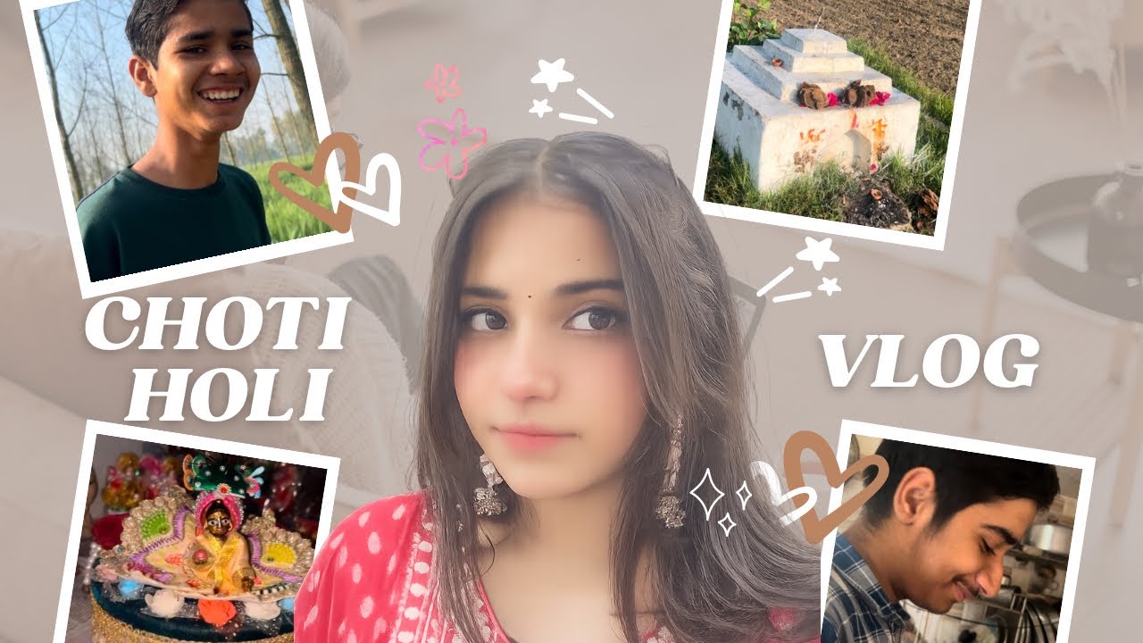 Holika Dahan Special ✨ | Choti Holi Pooja & Vlog | Traditional || rocket vala  billionaire 