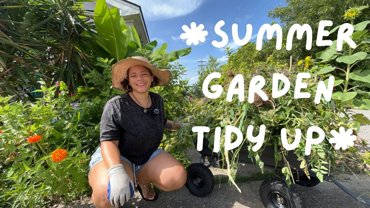 Summer Garden Clean Up| Planting Beans & A Little Break | Zone 9B