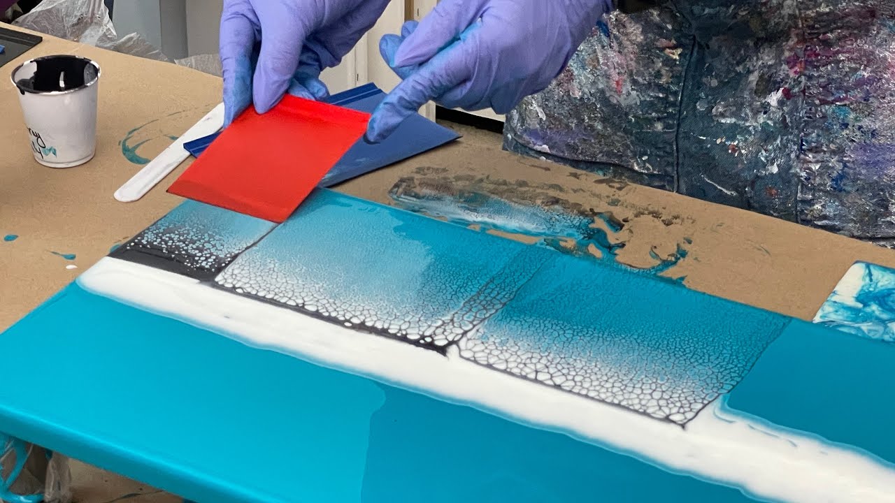 THE BEST SWIPE TOOLS! Using Amsterdam Pearl Paints!
