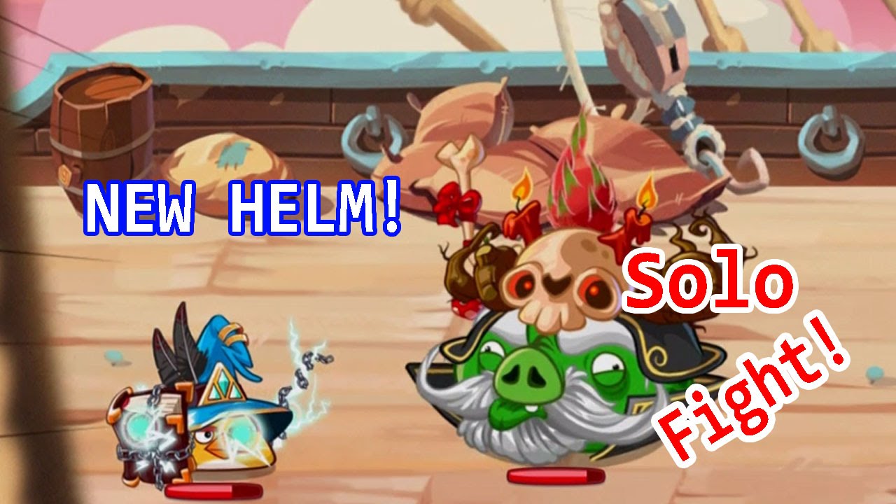 Angry Birds Epic: Gameplay (Chuck NEW Helm Elite Mage) Solo Wave Battle: Mouth Pool