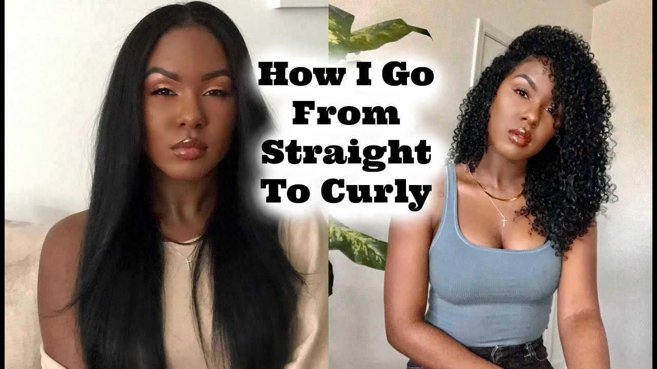 How I Go From Straight To Curly | Heat Damage? Tips & Tricks 