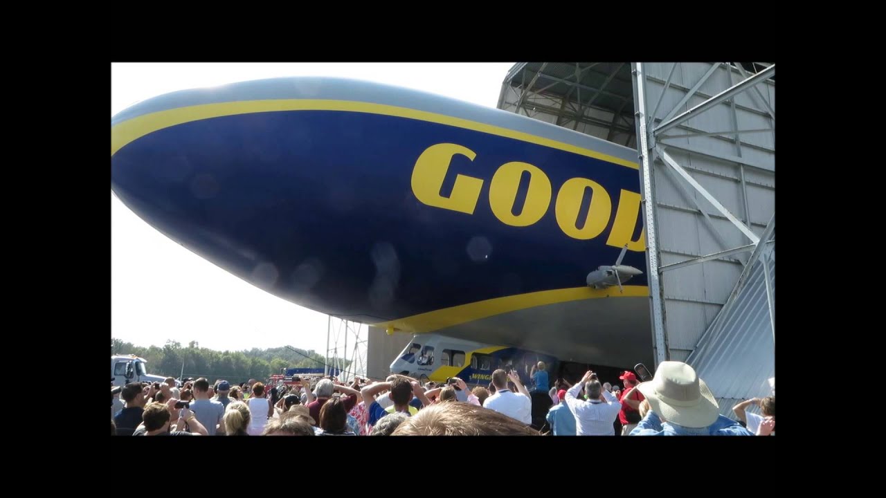 The Christening of the Goodyear Airship Wingfoot One