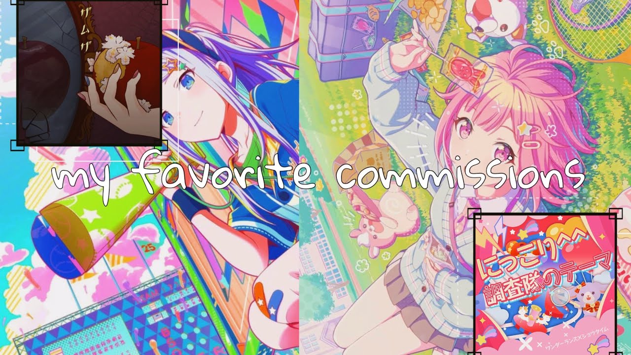 my personal favorite commissioned songs (and cards) for each Project Sekai character