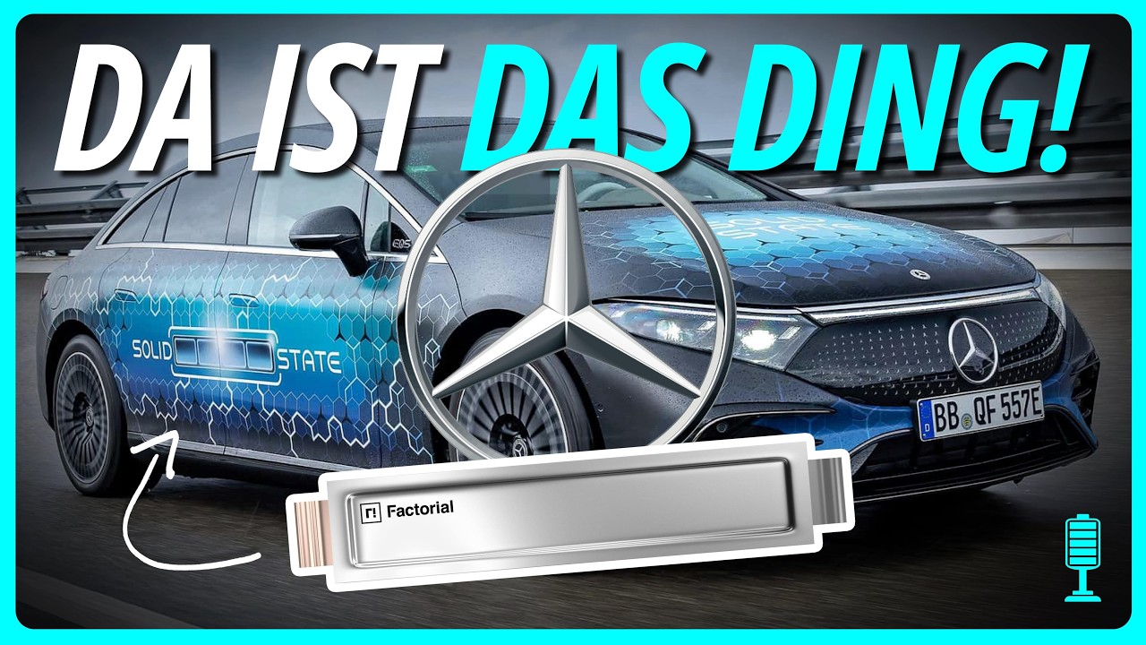🤩💪 Mercedes SOLID-STATE-Akku mit Festkörper-Batteriezellen auf der Straße | E-Auto | Geladen-Podcast