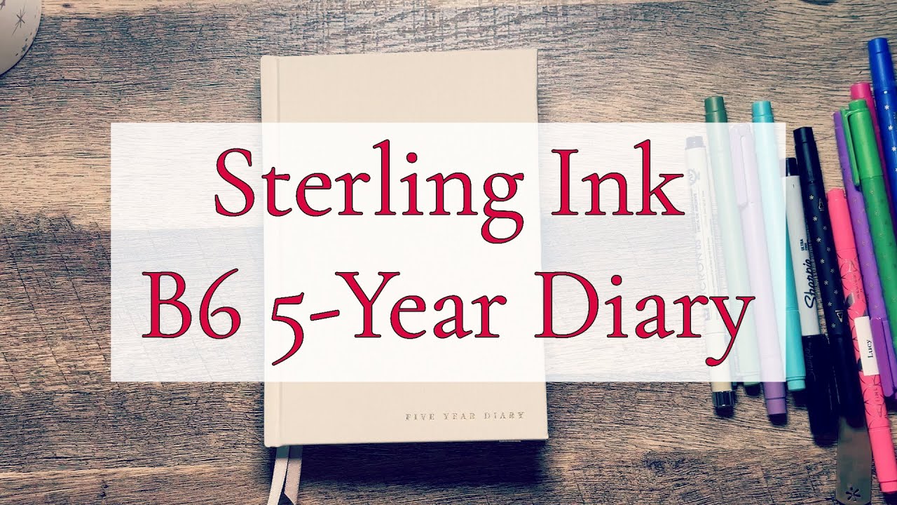 ОБЗОР 5-ЛЕТНЕГО ДНЕВНИКА STERLING INK И ПРОБА ПИСЬМА || ИДЕИ ДЛЯ ЦЕЛЕЙ НА 2026 ГОД || ЦЕЛИ, КОТОР...