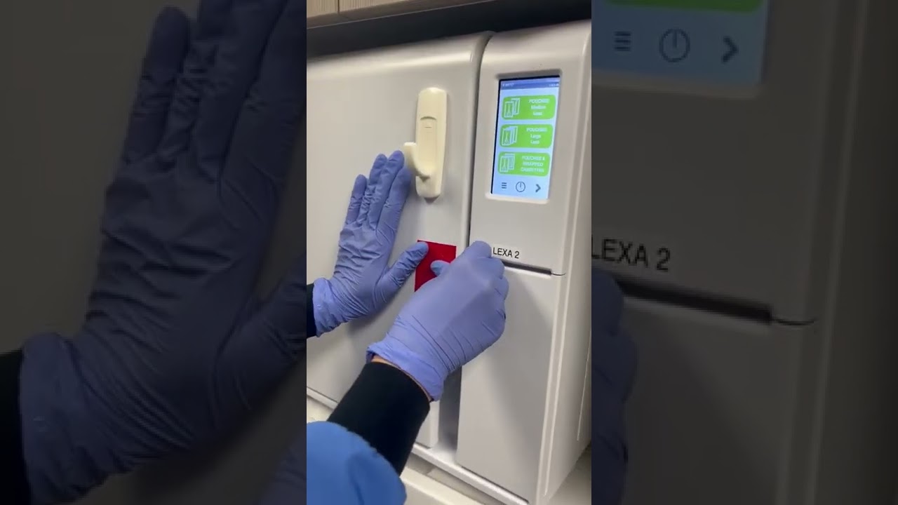 Starting the Lexa Sterilizer