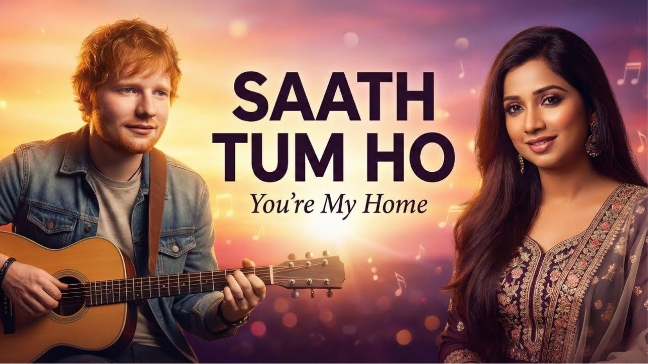 Saath Tum Ho – You’re My Home | Romantic & Soulful Duet | Ed Sheeran × Shreya Ghoshal | Tunex