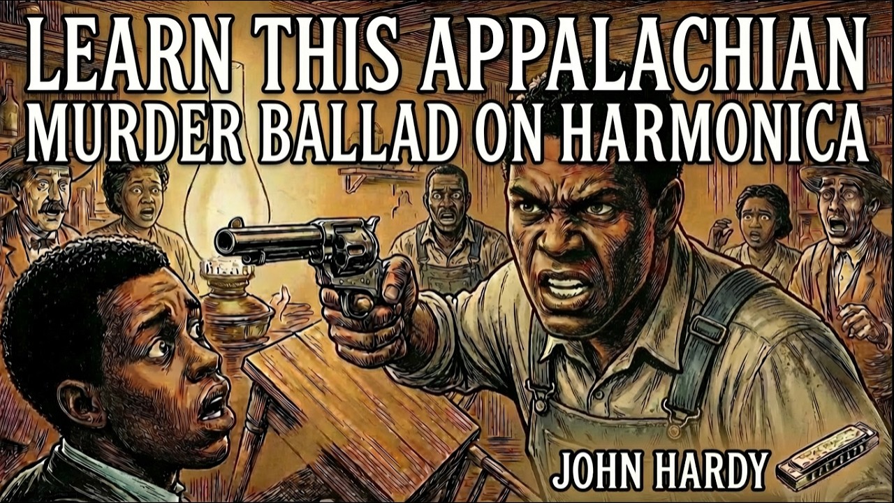 JOHN HARDY - the EASIEST BLUEGRASS HARMONICA tune out there!!