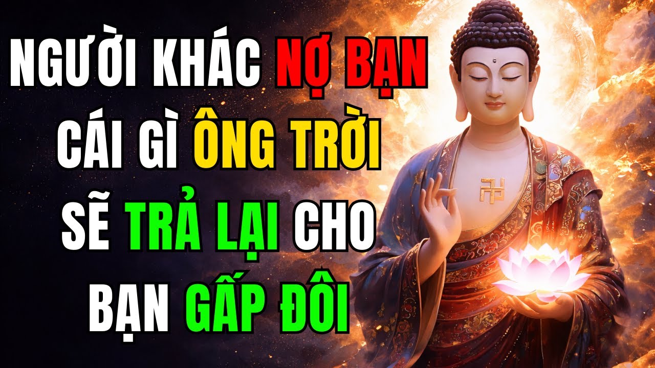 Người Khác Nợ BạnCái Gì Ông TrờiSẽ Trả Lại choBạn Gấp Đôi #LờiPhậtDạy #PhậtDạyTa