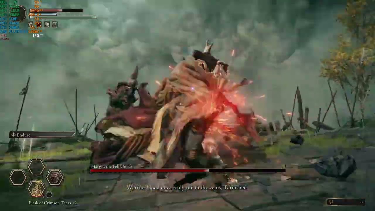 Elden Ring - Sword Heart Shura Mod - Margit, The Fell Omen