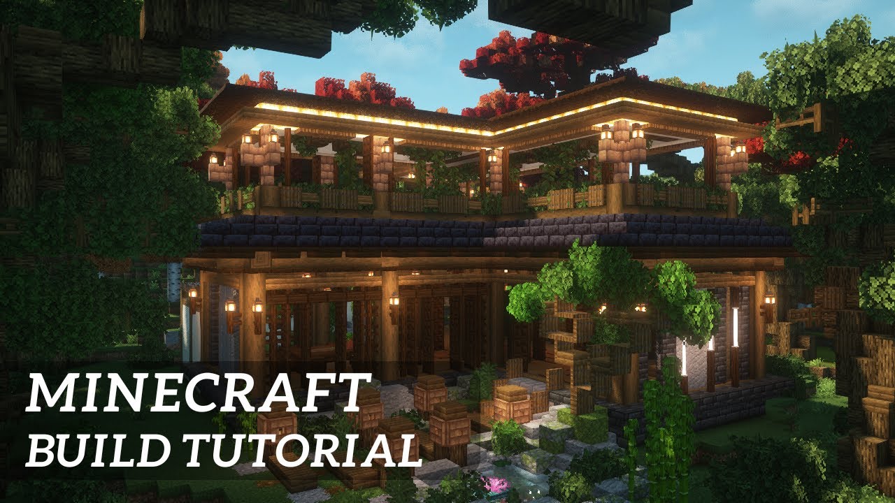 【Minecraft】Modern Japanese House (With Interior) | Build Tutorial