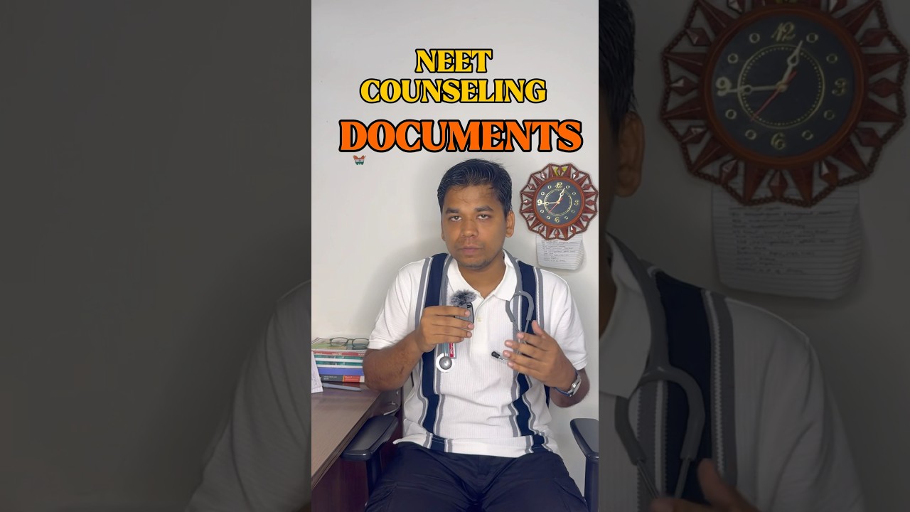 Document required in Neet Counselling #neet ##counselling #neet2025 #neet2026 #aiims #mbbs #shorts