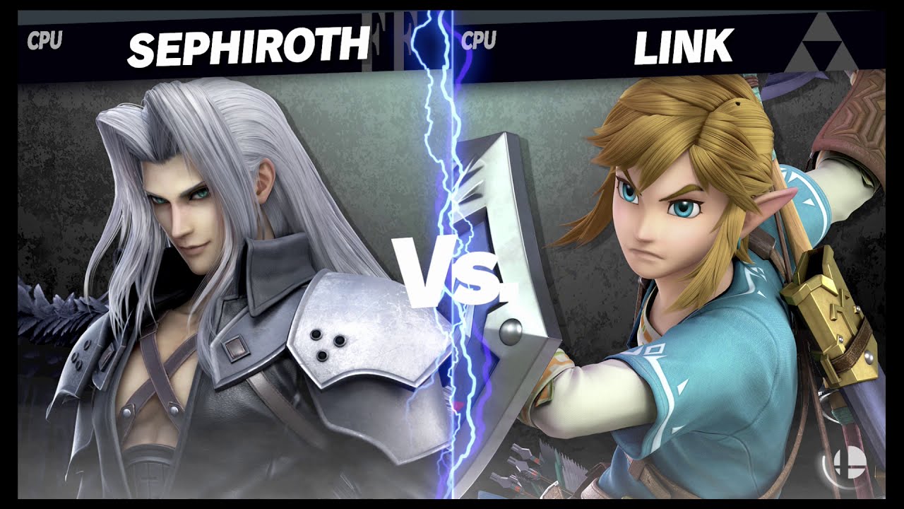 Super Smash Bros. Ultimate - Sephiroth VS Link