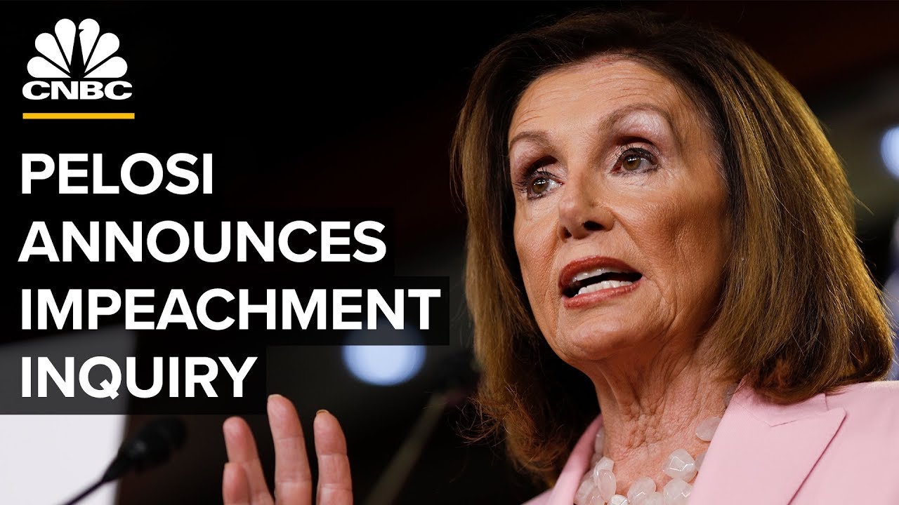 House Speaker Nancy Pelosi to announce formal impeachment inquiry – 09/24/2019