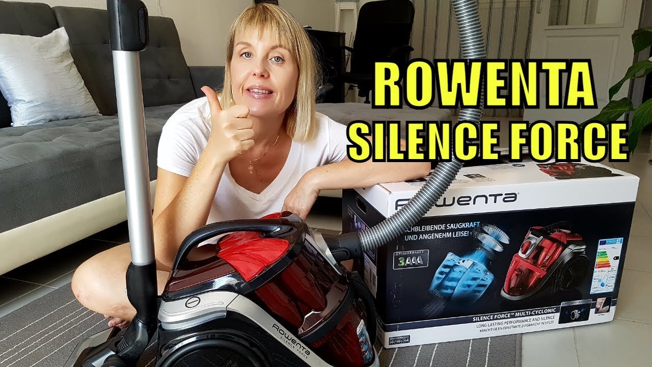 Полный Тест-Обзор ПЫЛЕСОСА ROWENTA SILENCE FORCE | Test Aspirateur Silence Force Cyclonic  ROWENTA