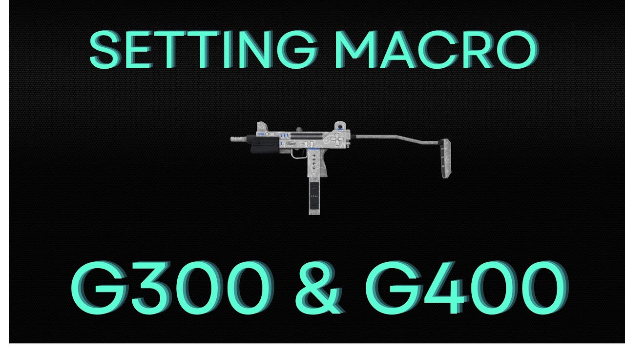 TUTORIAL SETTING  MACRO LOGITECH G300 G400 LENGKAP 2025!!