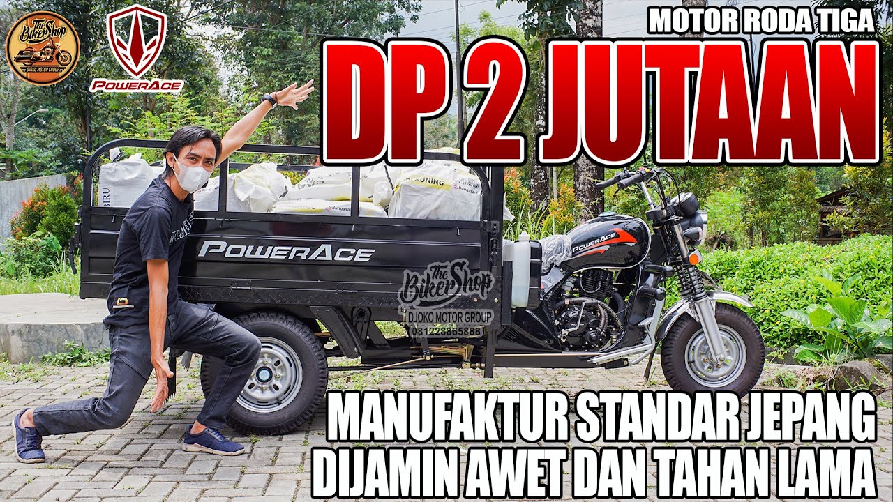 REVIEW DAN TEST RIDE MOTOR RODA 3 POWERACE