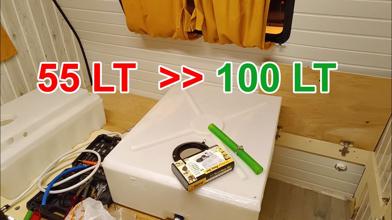 Ç.Karavan Su Deposu Değişimi(100LT) (Trailer Caravan Water Tank Replacement) 