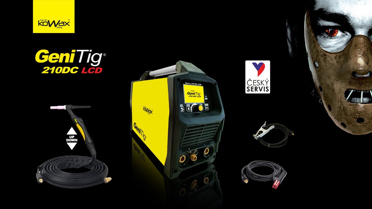 Představujeme GeniTig® 210DC LCD od KOWAX®!