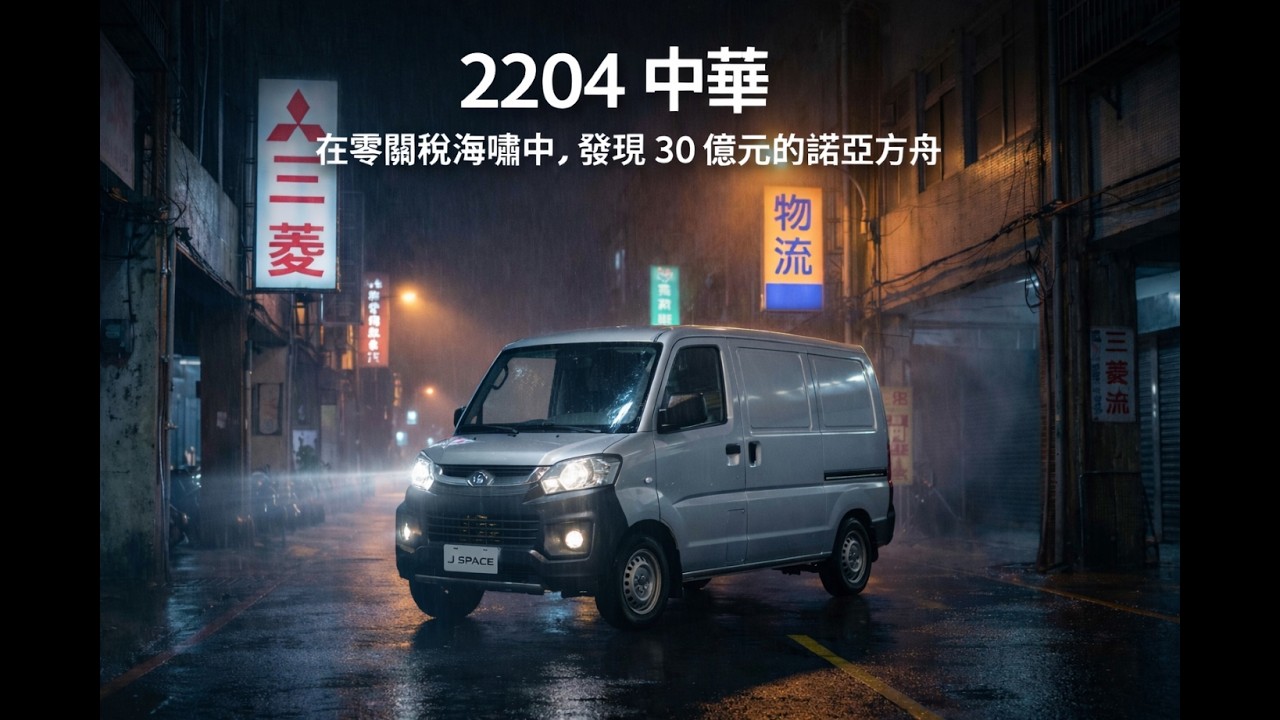 【2204 中華】 在零關稅海嘯中，發現30億元的諾亞方舟🚗💨