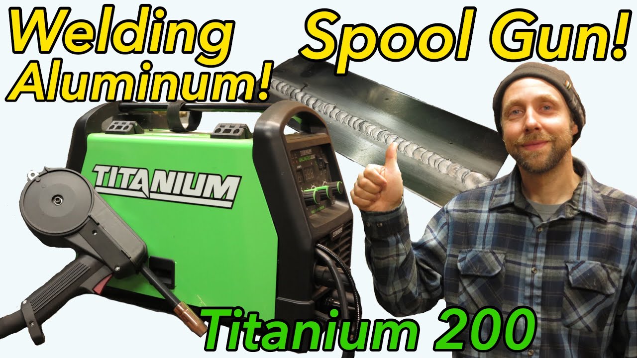Harbor freight Titanium welder spool gun welding aluminum