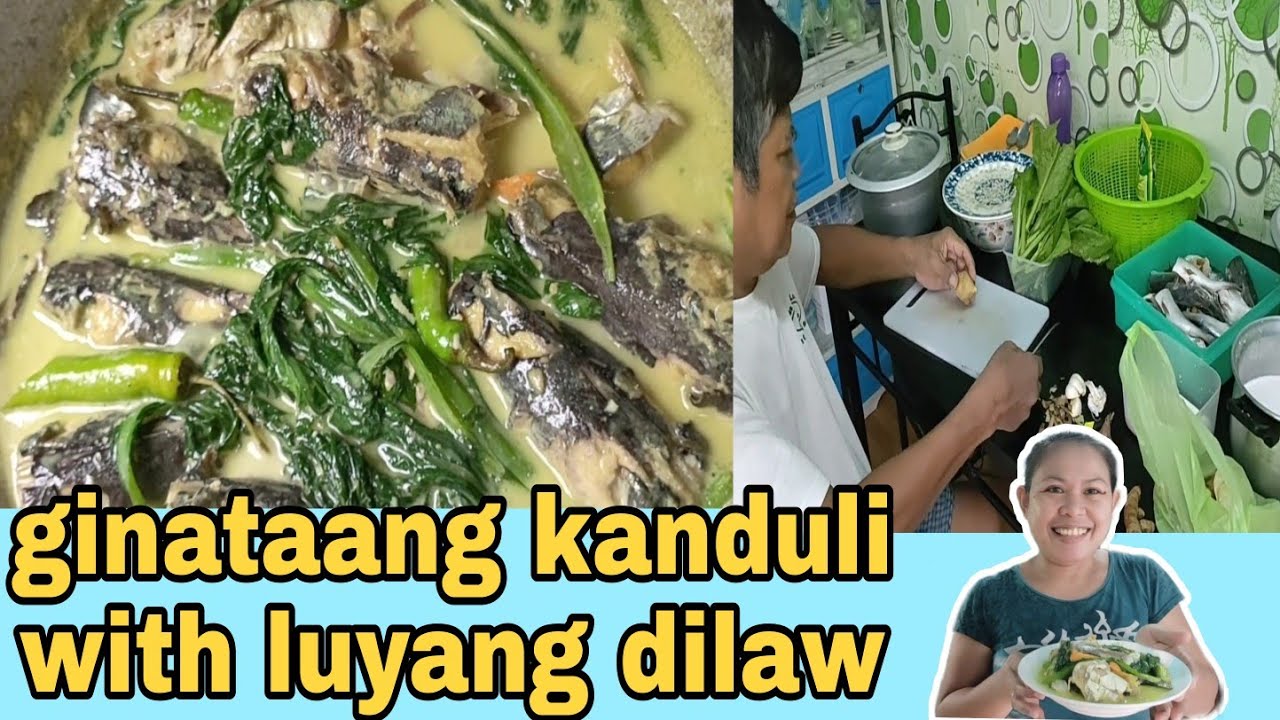 dinilawang kanduli|manila sea catfish recipe|ginataan sa luya na dilaw