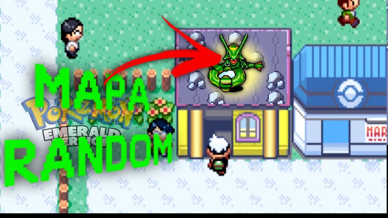 POK&Eacute;MON ESMERALDA, pero el MAPA es ALEATORIO